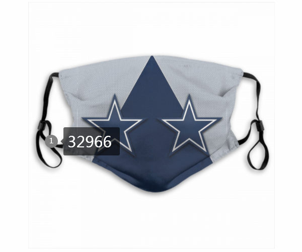 New 2021 NFL Dallas Cowboys 140 Dust mask with filter